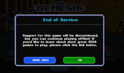 Support for this game will be discontinued, but you can still play offline! If you want to learn more about great SEGA games, click on the link below.