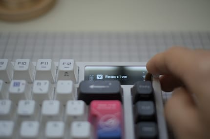 Grazie allo schermo OLED, posso effettuare rapidamente molte impostazioni sulla tastiera stessa.