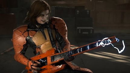I would have liked to tell you whether the guitar duel with antagonist Higgs «shreds» or not.