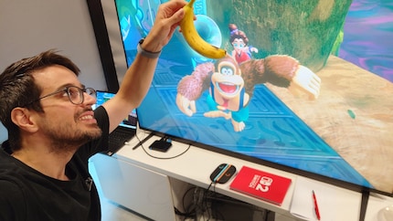 Stuzzico lo scimmione con una banana. Funzionerà?