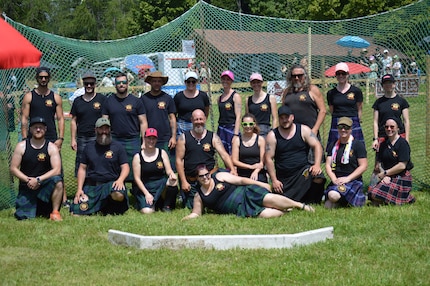 Una giornata con i pacifici Valhalla Highlanders. Mi sento la benvenuta.