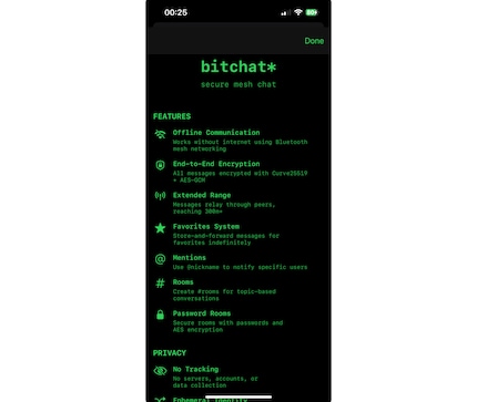These are the core functions that Bitchat should have.