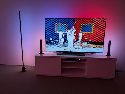 Il sistema Wiz alla massima intensità e luminosità.