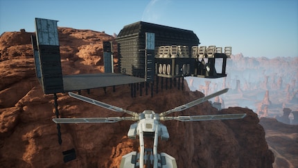 Small but unsophisticated: this base won’t survive a single storm.