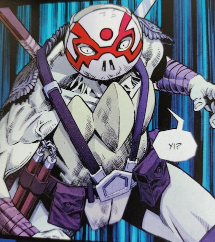 In battle, Uno has his own cool look.