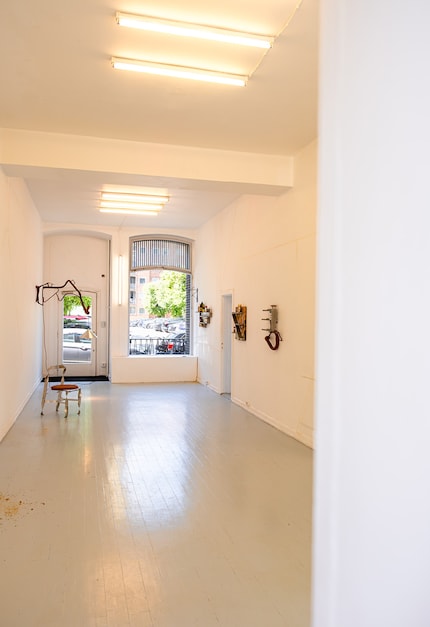 Bittosi's installation in the Etage Projects gallery.