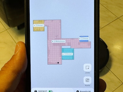 Il sistema crea la mappa con bordi schematici.