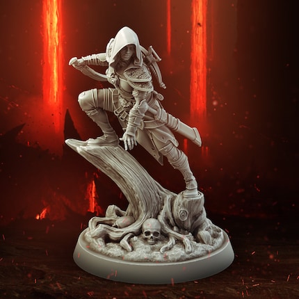 The miniatures in the «Diablo» pen-and-paper capture the dark aesthetic of the game series.