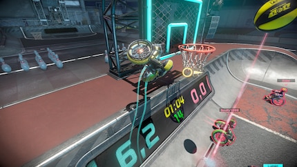 Vai sull'half-pipe! (questo tentativo non è andato a buon fine).