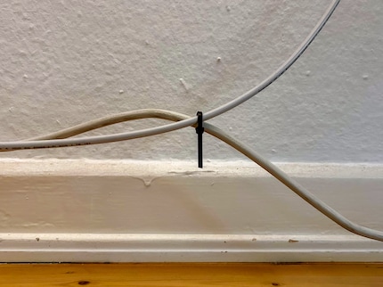 A cable tie in its natural habitat.