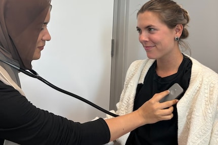 200 years old, now rethought: the classic diagnostic device becomes an intelligent helper in everyday medical practice with AI.