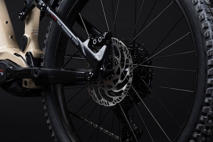 I dischi freno di Magura con un diametro di 203 mm.