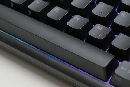 Although the keyboard’s only been used for a short time, you can already see some fingerprints.