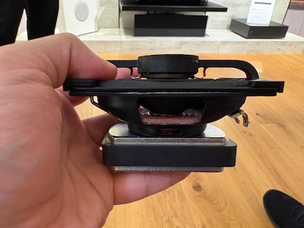 This is what a coaxial speaker looks like when removed - and it's heavier than you think.
