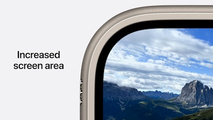 Larger display, but unchanged large casing.