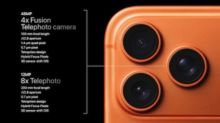 Quello che Apple chiama «8× Telephoto» non è altro che un ritaglio digitale della nuova fotocamera quadrupla.