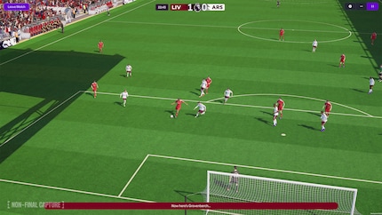 I movimenti dei giocatori dovrebbero essere più realistici in FM26, grazie alle nuove animazioni dei movimenti e ai dettagli del campo.