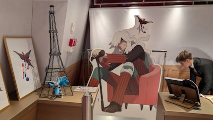 Die Journalisten und Influencer werden an der Event-Location in einem Fake-Hotel in Empfang genommen. Das Hotel ist an eine In-Game-Location angelehnt.