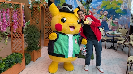 Auch ich hab mir ein Foto mit Pikachu gegönnt.