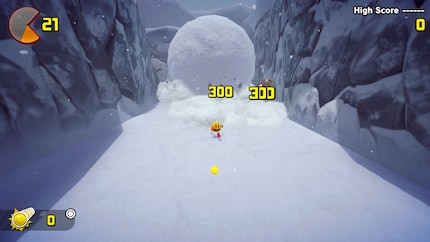 In fuga dalla palla di neve e dai pessimi controlli.