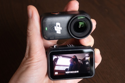 I due moduli fotocamera della Osmo Nano si integrano alla perfezione.