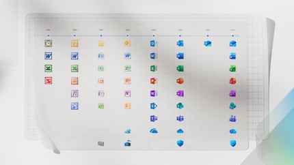 Oltre due decenni di storia del design: le icone di Office di Microsoft in transizione dal 2001 al 2025.