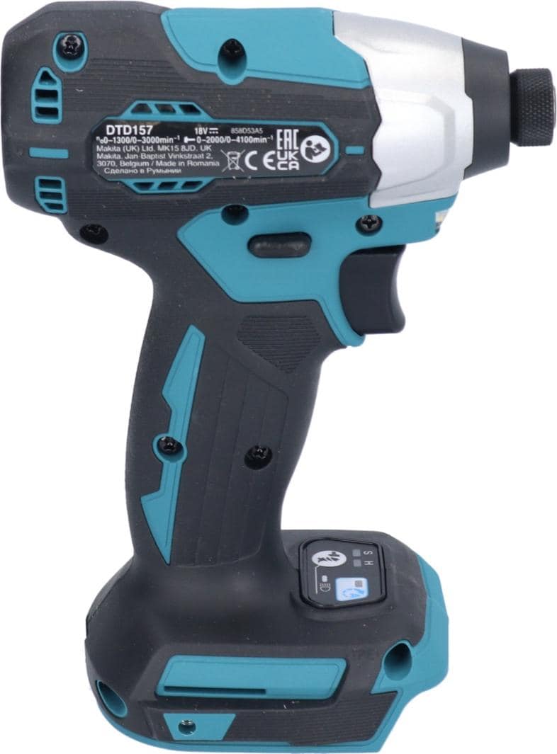 Makita DTD 157 RF1 Akku Schlagschrauber 18 V 140 Nm 1 4 Brushless 1x Akku 3 0 Ah Ladegerat Batteria ricaricabile Galaxus