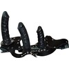 Zado Leather thong with 3 dildos