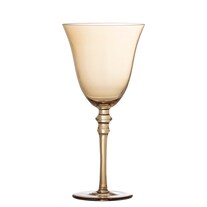Bloomingville Bicchiere da vino Viaja, marrone, vetro (16 cl, 1 x)