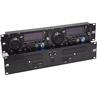Omnitronic XDP-3002 Lettore MP3 con doppio CD per DJ