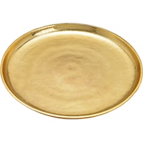 G. Wurm piatti tondo in metallo dorato (L/A/P) 30x2x30cm