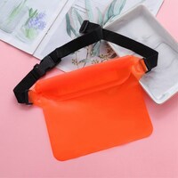 Cover-Discount Borsa impermeabile Dry Bag per smartphone e piccoli oggetti arancione