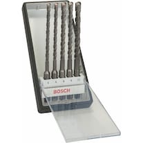 Bosch Professional Zubehör Set di trapani a percussione da 5 pezzi, SDS-plus-5 (6 mm, 8 mm, 10 mm)