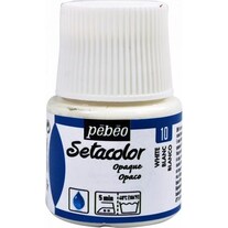 Pebeo Setacolor Opaco (Bianco, 45 ml)