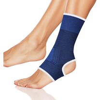 Lifemed Bende sportive elastiche blu, protezione caviglia, taglia: XL (XL)