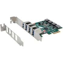 Exsys Scheda GmbH PCIe USB 3.2 Gen 1 con 4 porte (chipset VIA)