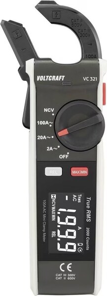 VOLTCRAFT VC-523 Pinza amperometrica digitale CAT III 600 V