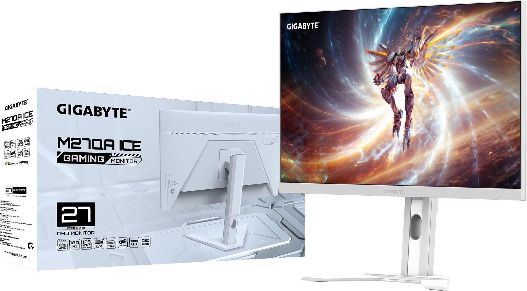 新品未開封GIGABYTE M270A ICE ゲーミングモニター 27インチ Amazon.co