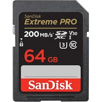 SanDisk Extreme PRO SDXC (SDXC, 64 GB, U3, UHS-I)
