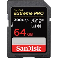 SanDisk Extreme Pro (SDXC, 64 GB, U3, UHS-II)
