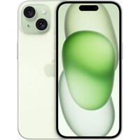 Apple iPhone 15 (128 GB, Verde, 6.10", SIM + eSIM, 48 Mpx, 5G)