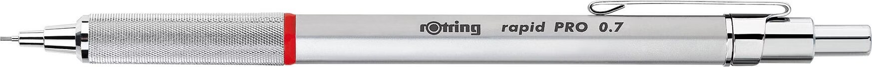 ROtring 800 Matita Meccanica E Stilo Touchscreen | Twist-to-Retact HB 0,7 Mm Propelling Pencil | 2 X 12 HB 0,7 M Mine | Gomma B20 - Foto 2