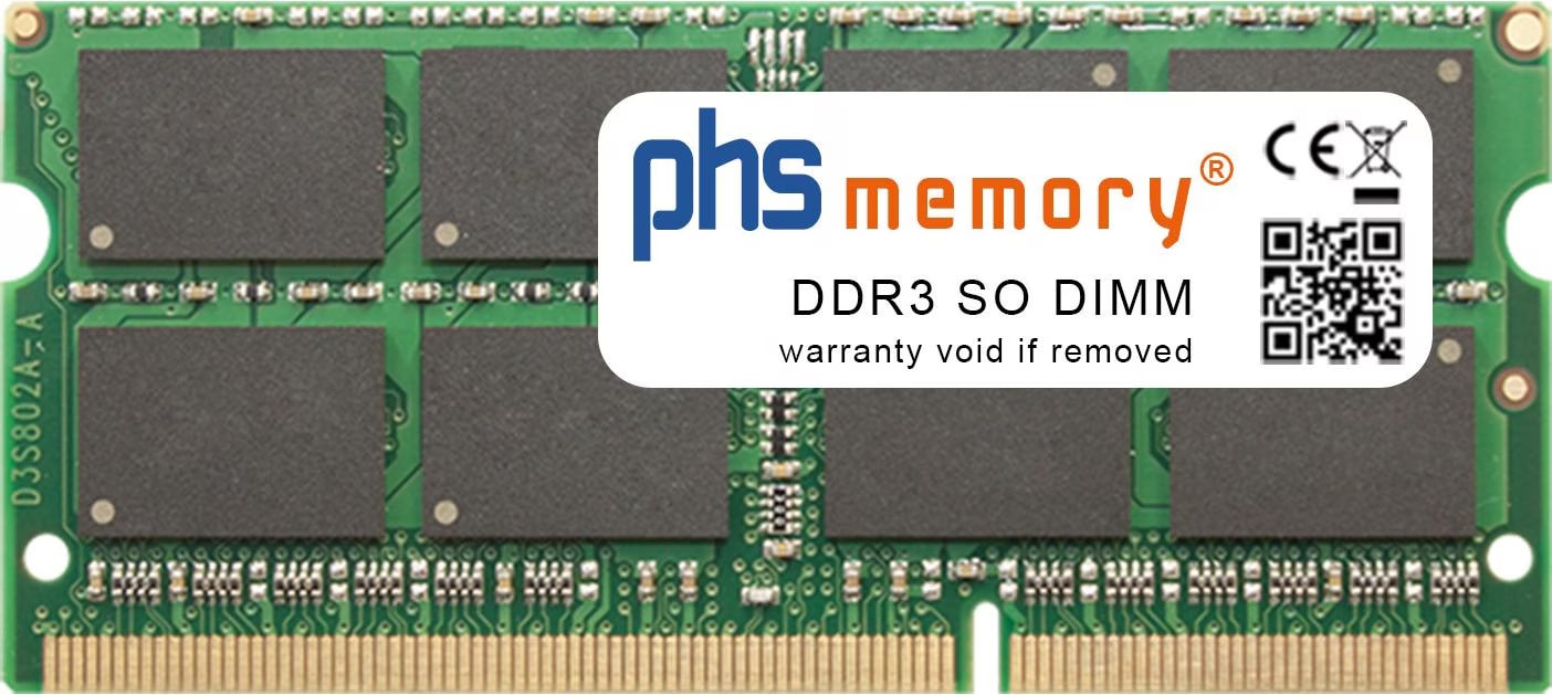 PHS-memory 4GB RAM memory for Asus X75VD-TY216H DDR3 SO DIMM