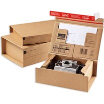 Colompac ® Parcel shipping boxes 21.2 x 30.5 x 11.0 cm (WxLxH) 1 pack = 10 pcs. (21 x 11 cm, 30.5 x 21 x 11.5 cm)