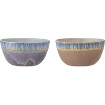 Creative Collection Cloe Bowl, Blue, Stoneware (14 cm, 0.50 l, 1 x)