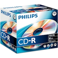 Philips 1x10 CD-R 80Min 700MB 52x JC (10 x)