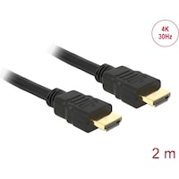 Delock HDMI (Typ A) — HDMI (Typ A) (2 m, HDMI)