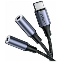 Ugreen USB-C - presa da 3,5 mm (0.25 m, Connettore da 3,5 mm (AUX))