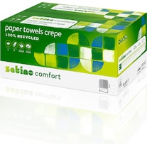 Wepa carta asciugamani comfort - 277420 - compatibile PT3 - 3072 fogli - 2 veli - 100% riciclabile