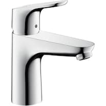 hansgrohe Focus single-lever basin mixer 100 with pop-up waste